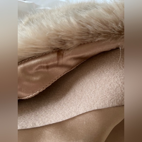 Blush Cashmere / virgin wool coat - Picture 9 of 11